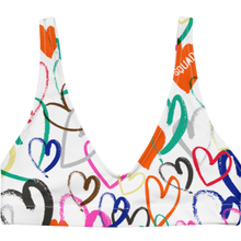 Load image into Gallery viewer, Limited Edition Infinity Hearts Bikini Top
